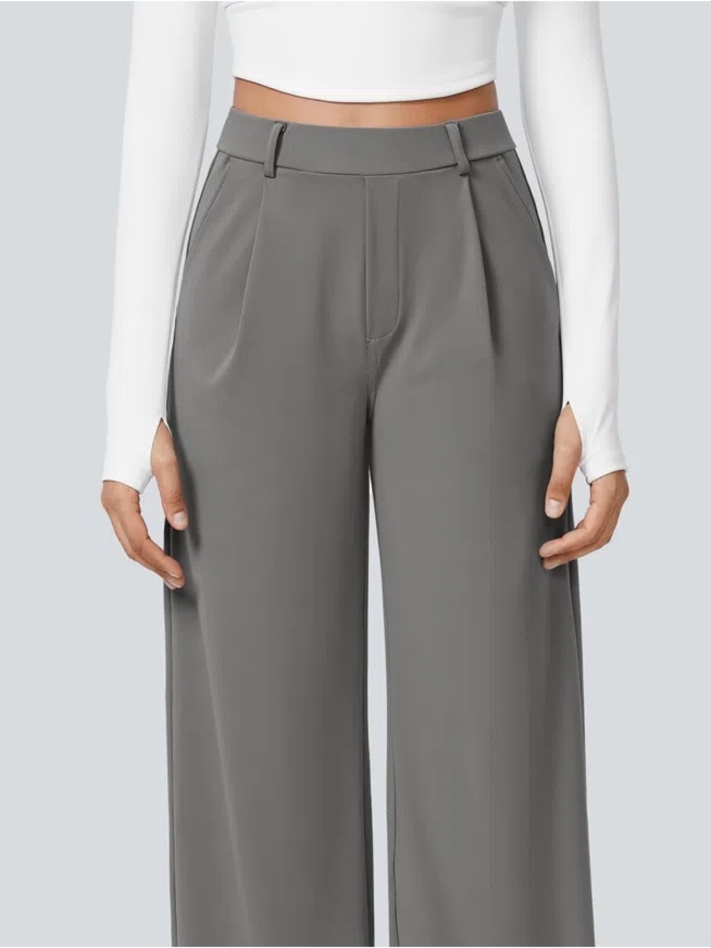 Halara Flex DayStretch High-Waisted Work Pants with Pockets